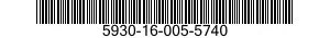 5930-16-005-5740 SWITCH BOX 5930160055740 160055740