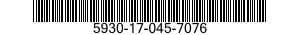 5930-17-045-7076 PUSH BUTTON 5930170457076 170457076