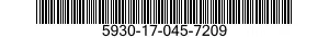 5930-17-045-7209 PUSH BUTTON 5930170457209 170457209