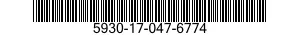 5930-17-047-6774 SWITCH,ROTARY 5930170476774 170476774