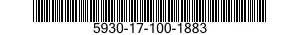 5930-17-100-1883 KEY,SWITCH 5930171001883 171001883