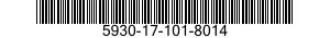 5930-17-101-8014 PUSH BUTTON 5930171018014 171018014