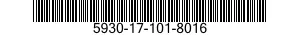 5930-17-101-8016 PUSH BUTTON 5930171018016 171018016