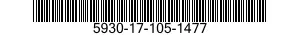 5930-17-105-1477 PUSH BUTTON 5930171051477 171051477