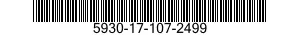 5930-17-107-2499 SWITCH,ROTARY 5930171072499 171072499