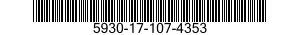 5930-17-107-4353 SWITCH,ROTARY 5930171074353 171074353