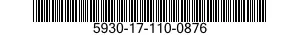 5930-17-110-0876 SWITCH,TILT 5930171100876 171100876