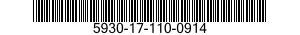 5930-17-110-0914 SWITCH,REED 5930171100914 171100914