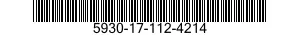 5930-17-112-4214 SWITCH,ELECTRONIC 5930171124214 171124214