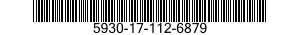 5930-17-112-6879 SWITCH,ROTARY 5930171126879 171126879