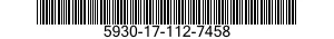 5930-17-112-7458 KEY,SWITCH 5930171127458 171127458