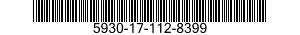 5930-17-112-8399 PUSH BUTTON 5930171128399 171128399