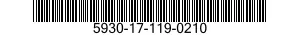 5930-17-119-0210 SWITCH,PUSH 5930171190210 171190210