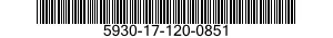 5930-17-120-0851 PUSH BUTTON 5930171200851 171200851