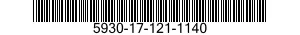 5930-17-121-1140 SWITCH,LOCK 5930171211140 171211140