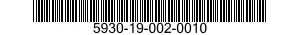 5930-19-002-0010 PUSH BUTTON 5930190020010 190020010