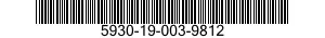 5930-19-003-9812 SWITCH,SLIDE 5930190039812 190039812