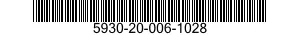 5930-20-006-1028 SWITCH,PUSH-PULL 5930200061028 200061028