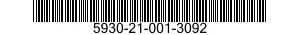 5930-21-001-3092 SWITCH ELECTRICAL 5930210013092 210013092