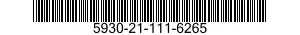 5930-21-111-6265  5930211116265 211116265
