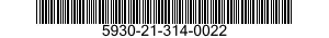 5930-21-314-0022 SWITCH,TOGGLE 5930213140022 213140022