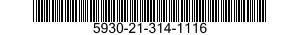 5930-21-314-1116 SWITCH,TOGGLE 5930213141116 213141116