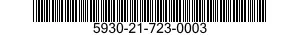 5930-21-723-0003 SWITCH,TOGGLE 5930217230003 217230003