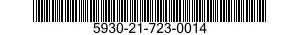 5930-21-723-0014 SWITCH,TOGGLE 5930217230014 217230014