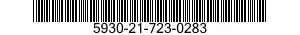 5930-21-723-0283 SWITCH,TOGGLE 5930217230283 217230283