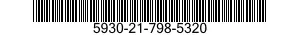 5930-21-798-5320 SWITCH,ROTARY 5930217985320 217985320