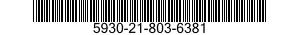5930-21-803-6381 SWITCH,TOGGLE 5930218036381 218036381