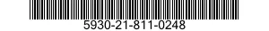 5930-21-811-0248 SWITCH,LEVER 5930218110248 218110248