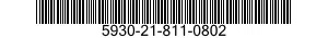 5930-21-811-0802 SWITCH,TOGGLE 5930218110802 218110802
