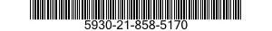 5930-21-858-5170 SWITCH,CODE INDICATING WHEEL 5930218585170 218585170