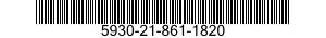 5930-21-861-1820  5930218611820 218611820