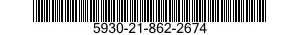 5930-21-862-2674 SWITCH,TOGGLE 5930218622674 218622674