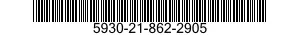 5930-21-862-2905 SWITCH,PUSH 5930218622905 218622905