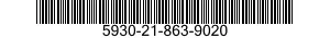 5930-21-863-9020 SWITCH,PUSH-PULL 5930218639020 218639020