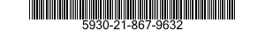 5930-21-867-9632 SWITCH,TOGGLE 5930218679632 218679632