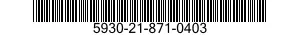 5930-21-871-0403 SWITCH,PUSH 5930218710403 218710403