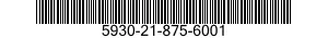 5930-21-875-6001 SWITCH,LEVER 5930218756001 218756001