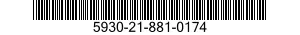 5930-21-881-0174 SWITCH,ROTARY 5930218810174 218810174