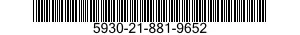 5930-21-881-9652 SWITCH,TOGGLE 5930218819652 218819652