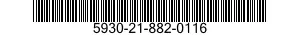5930-21-882-0116 SWITCH,PUSH 5930218820116 218820116
