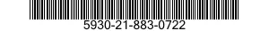 5930-21-883-0722 SWITCH,RANGE 5930218830722 218830722