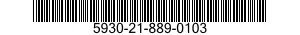 5930-21-889-0103 SWITCH,ROTARY 5930218890103 218890103