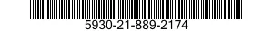 5930-21-889-2174 SWITCH,ROTARY 5930218892174 218892174