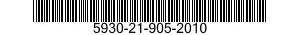 5930-21-905-2010 SWITCH,PUSH 5930219052010 219052010