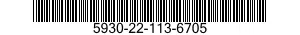 5930-22-113-6705 SWITCH,TOGGLE 5930221136705 221136705