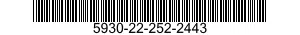 5930-22-252-2443  5930222522443 222522443